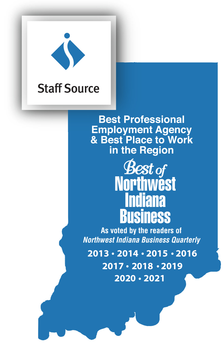 Staffsource - best Northwest Indiana business award 2103